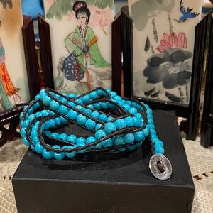 Victoria Emerson Stone Beaded Wrap Bracelet
